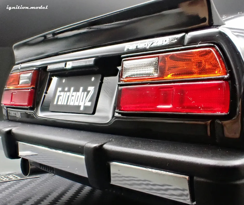 [PRE-SALE Q1/2025] Mô hình xe Ignition Model 1:18 Nissan Fairlady Z (S130) Black/Silver - IG3517