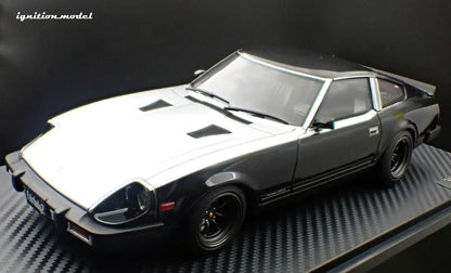 [PRE-SALE Q1/2025] Mô hình xe Ignition Model 1:18 Nissan Fairlady Z (S130) Black/Silver - IG3517