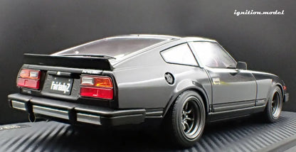 [PRE-SALE Q1/2025] Mô hình xe Ignition Model 1:18 Nissan Fairlady Z (S130) Black/Silver - IG3517