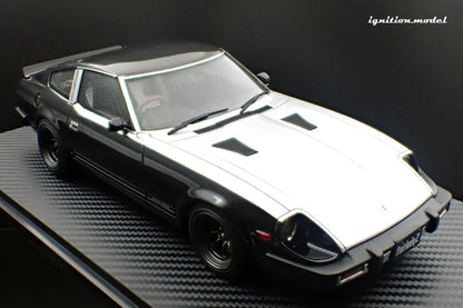 [PRE-SALE Q1/2025] Mô hình xe Ignition Model 1:18 Nissan Fairlady Z (S130) Black/Silver - IG3517