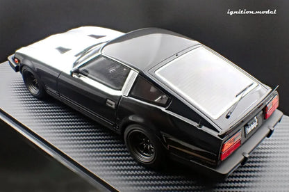 [PRE-SALE Q1/2025] Mô hình xe Ignition Model 1:18 Nissan Fairlady Z (S130) Black/Silver - IG3517