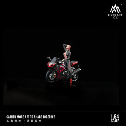 MoreArt Combo người đẹp anime và xe phân khối lớn 1/64