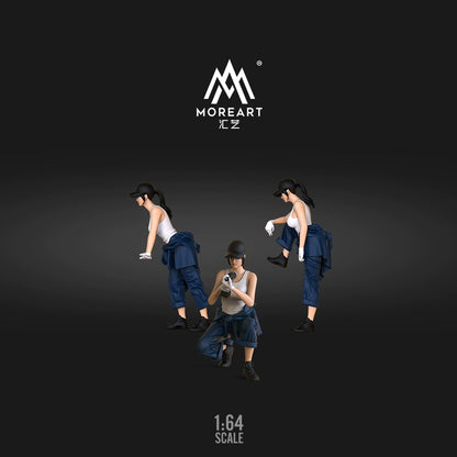 MoreArt Figures mô phỏng sửa xe 1/64