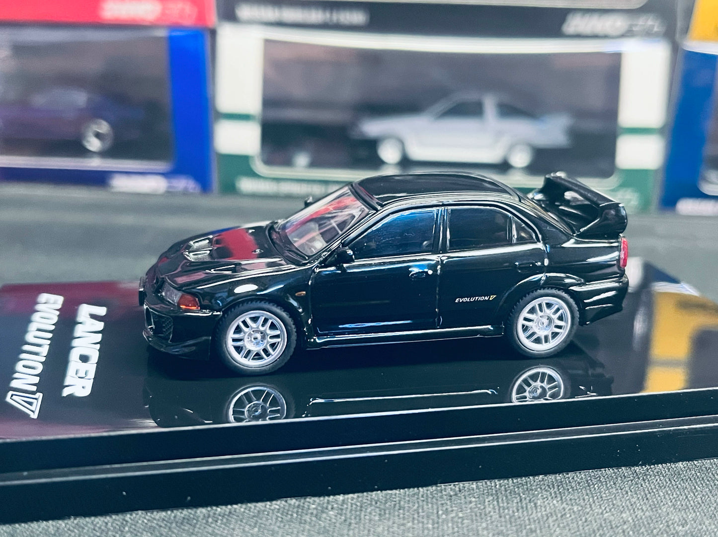 Mô hình xe Hobby Japan 1/64 Mitsubishi Lancer Wing God EVO 5