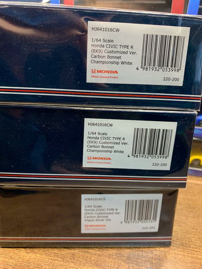 Mô hình xe Hobby Japan 1/64 Honda EK9 first edition