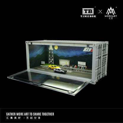 TimeBox x MoreArt Intitial D container bãi đỗ xe 1/64