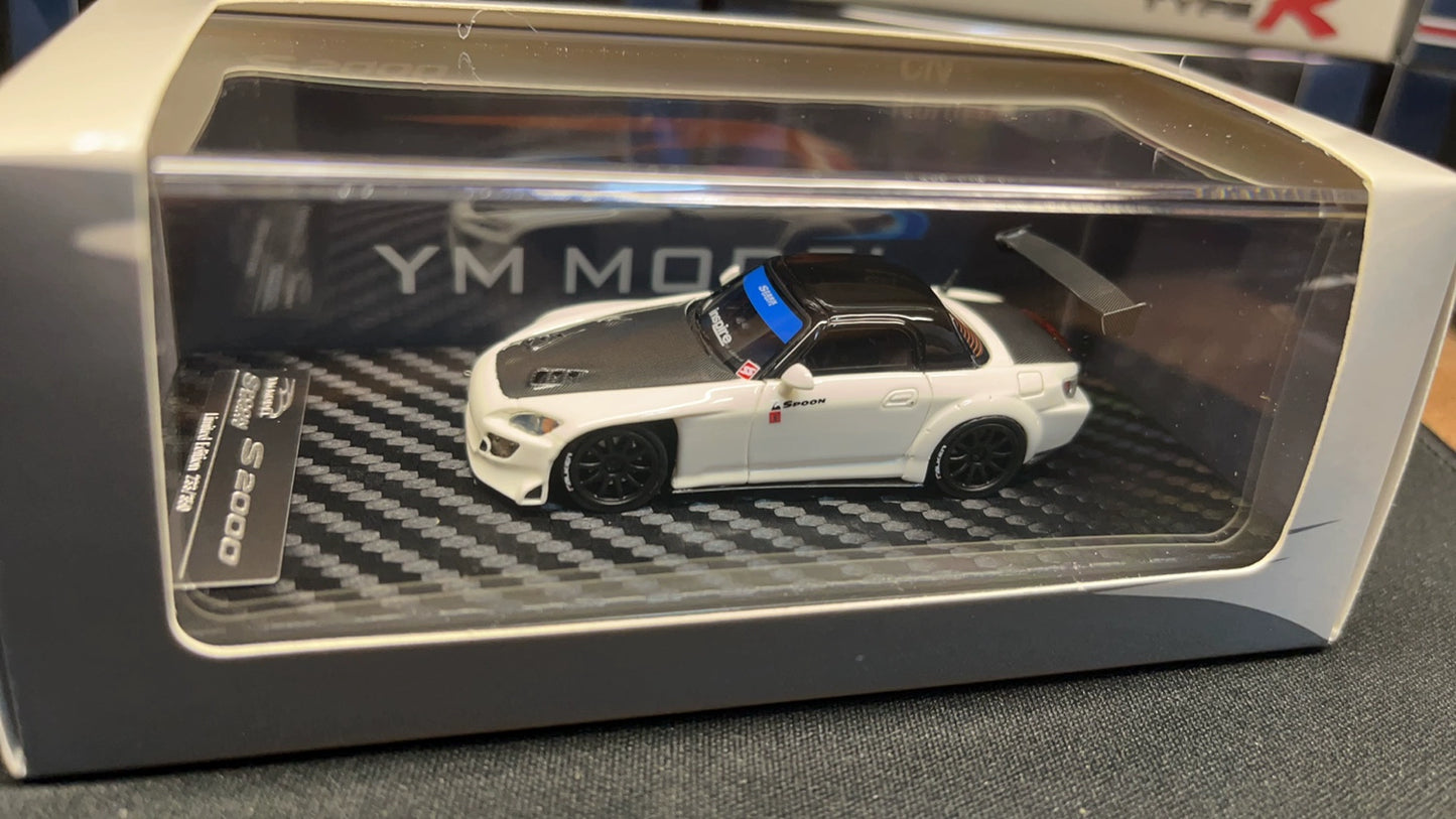 Mô hình xe Hobby Japan 1/64 Honda Civic Type R FK8 SPOON Resin