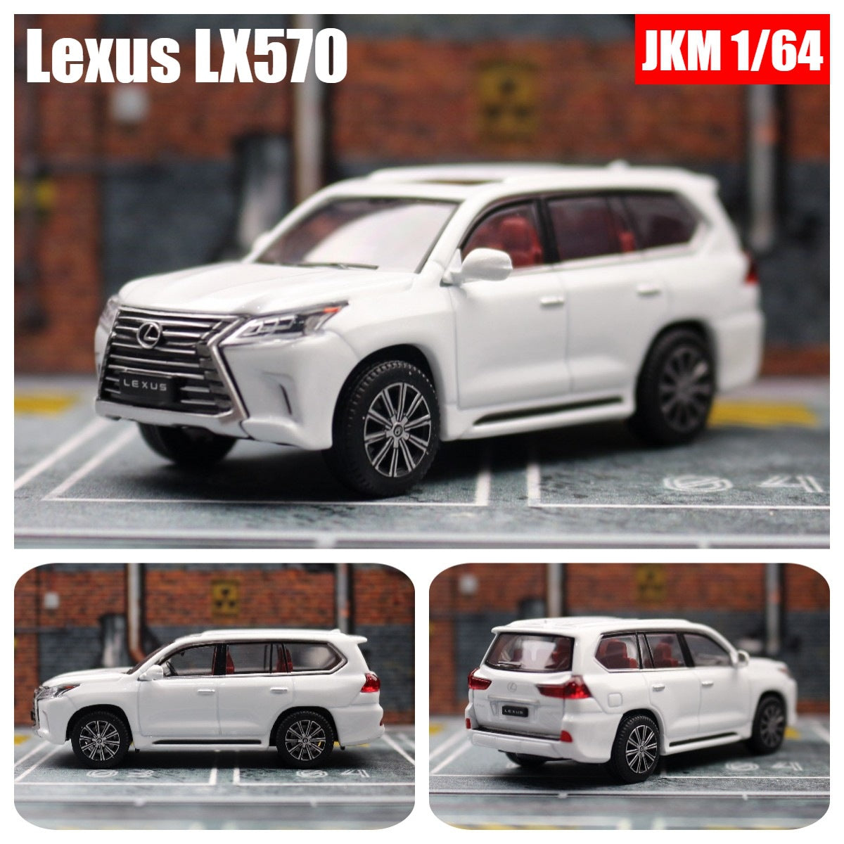 Mô hình xe JKM 1/64 Lexus LX600 2022