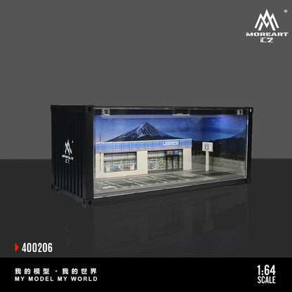 TimeBox x MoreArt Intitial D container bãi đỗ xe 1/64