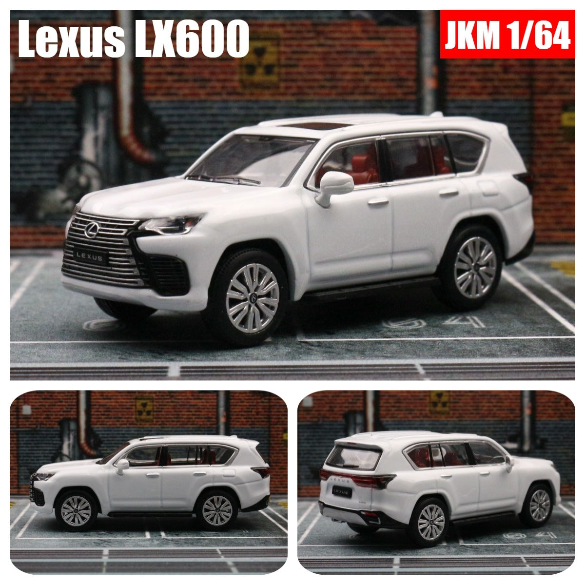 Mô hình xe JKM 1/64 Lexus LX600 2022