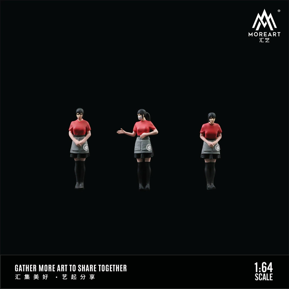 MoreArt cửa hàng McDonald và figure nhân viên của hãng 1/64