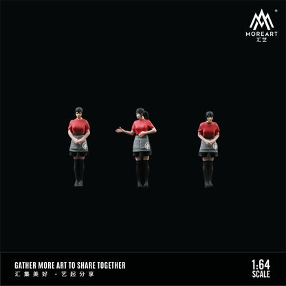MoreArt cửa hàng McDonald và figure nhân viên của hãng 1/64