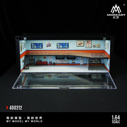 TimeBox x MoreArt Intitial D container bãi đỗ xe 1/64