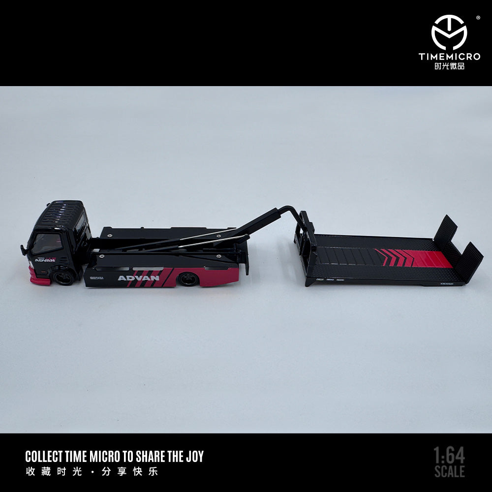 TimeMicro xe tải H300 phong cách ADVAN, Gulf Oil 1/64