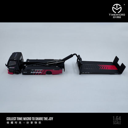 TimeMicro xe tải H300 phong cách ADVAN, Gulf Oil 1/64