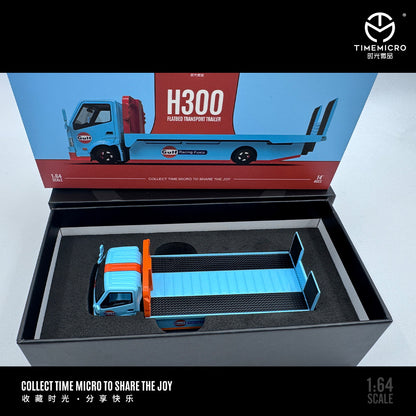 TimeMicro xe tải H300 phong cách ADVAN, Gulf Oil 1/64