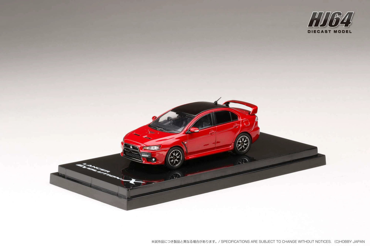 Mô hình xe Hobby Japan 1/64 Mitsubishi Evo10th generation with engine LANCER