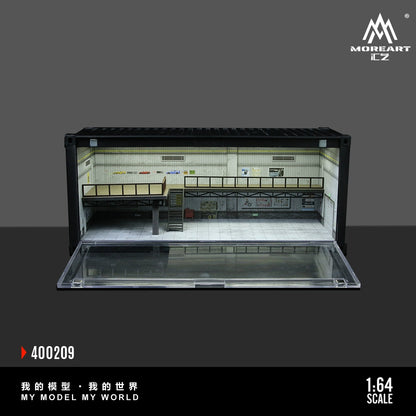 TimeBox x MoreArt Intitial D container bãi đỗ xe 1/64