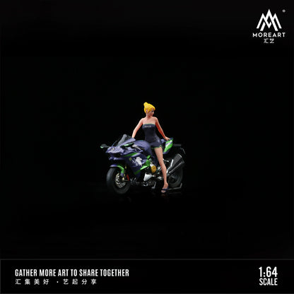 MoreArt Combo người đẹp anime và xe phân khối lớn 1/64