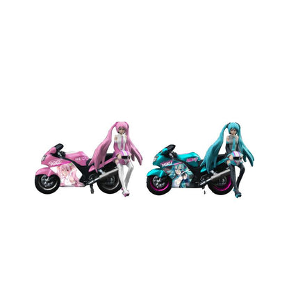 MoreArt Combo người đẹp anime và xe phân khối lớn 1/64