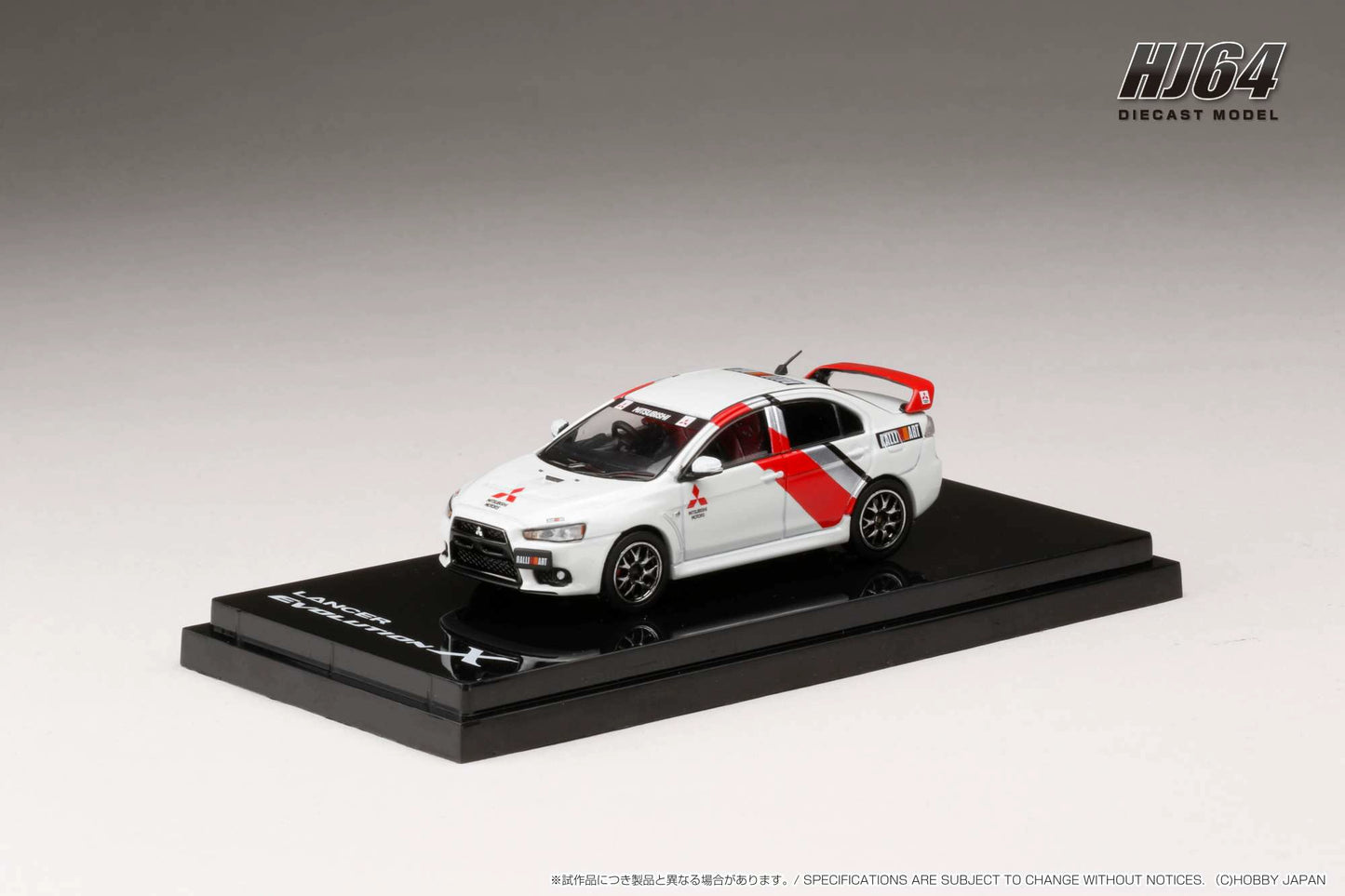 Mô hình xe Hobby Japan 1/64 Mitsubishi Evo10th generation with engine LANCER