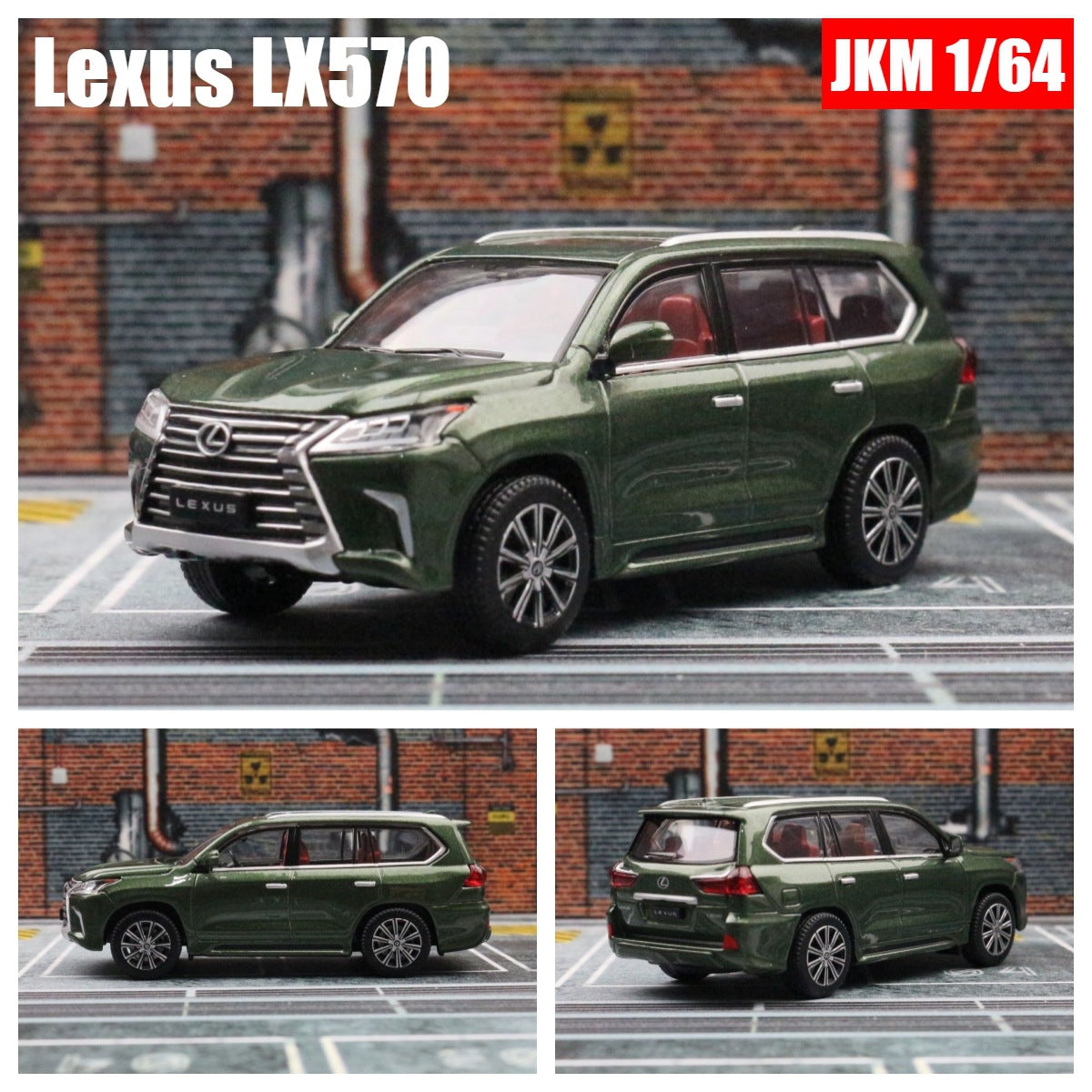 Mô hình xe JKM 1/64 Lexus LX600 2022