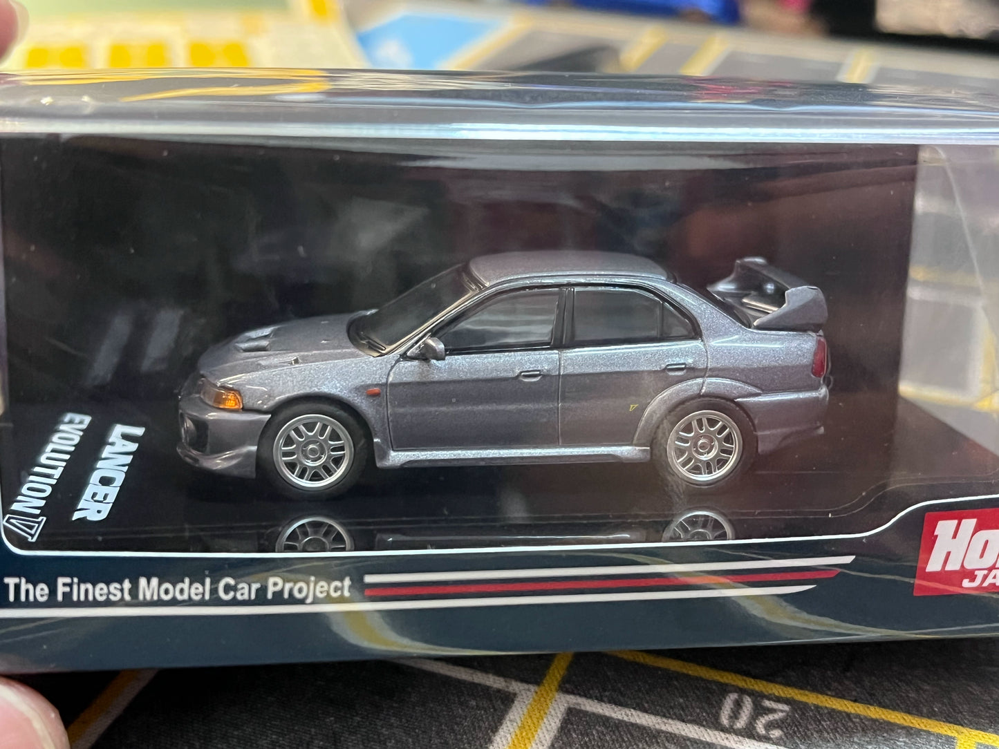 Mô hình xe Hobby Japan 1/64 Mitsubishi Lancer Wing God EVO 5