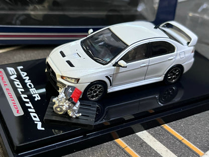 Mô hình xe Hobby Japan 1/64 Mitsubishi Evo10th generation with engine LANCER