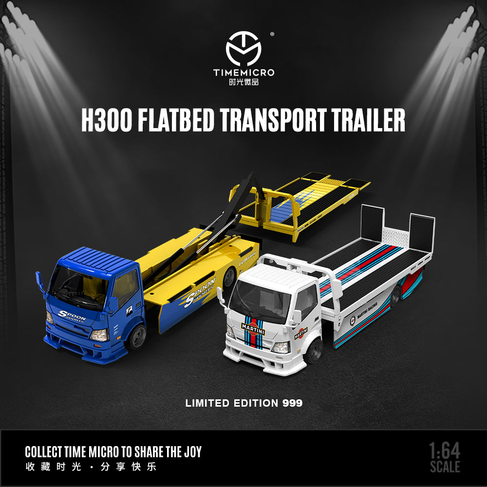 TimeMicro xe tải H300 phong cách ADVAN, Gulf Oil 1/64