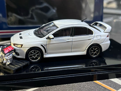 Mô hình xe Hobby Japan 1/64 Mitsubishi Evo10th generation with engine LANCER