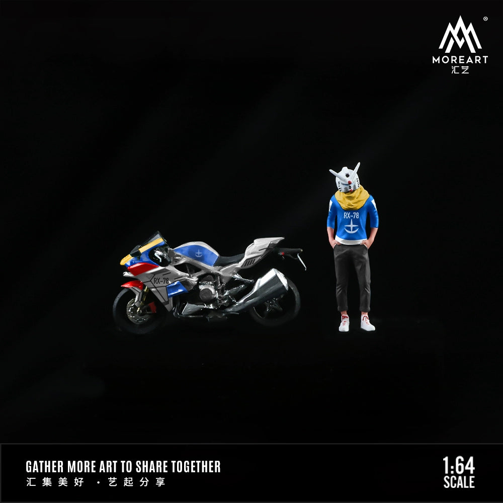 MoreArt Combo người đẹp anime và xe phân khối lớn 1/64