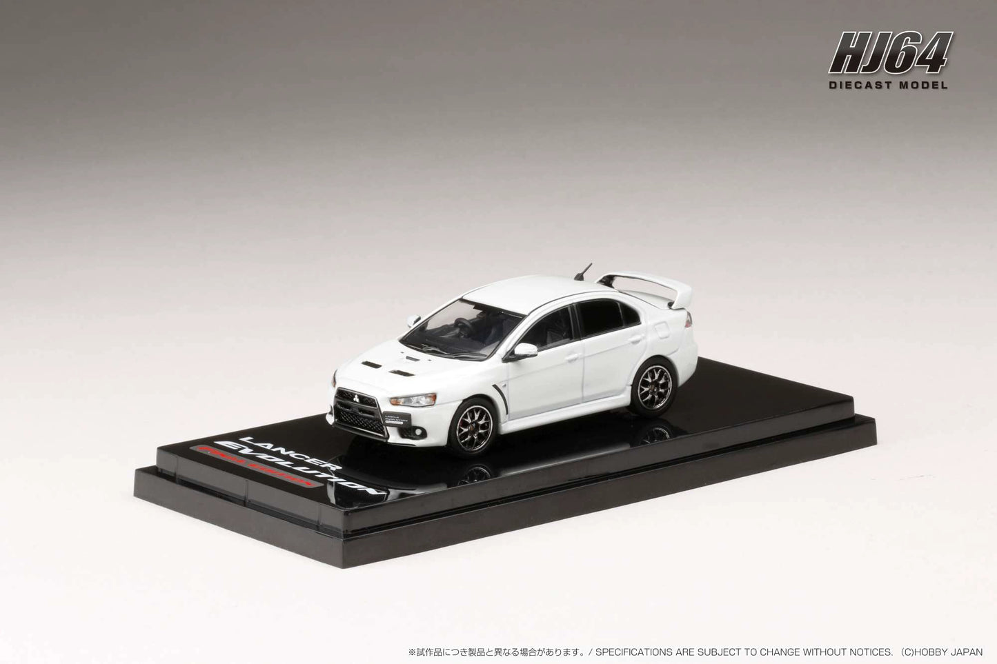 Mô hình xe Hobby Japan 1/64 Mitsubishi Evo10th generation with engine LANCER