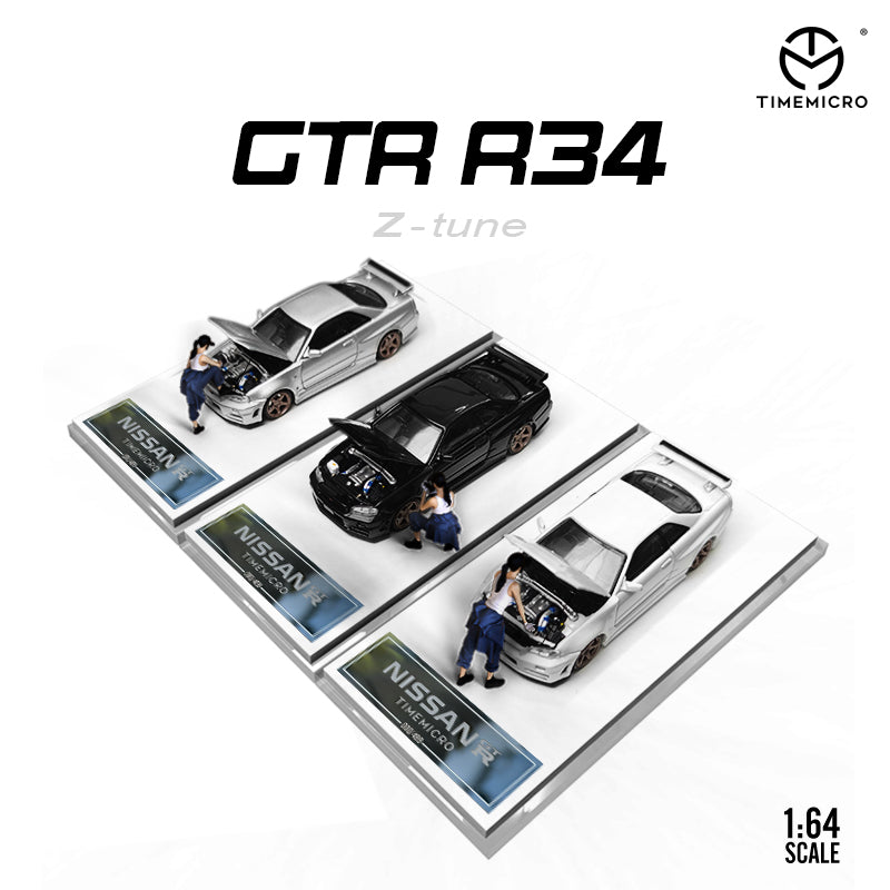 MoreArt Figures mô phỏng sửa xe 1/64