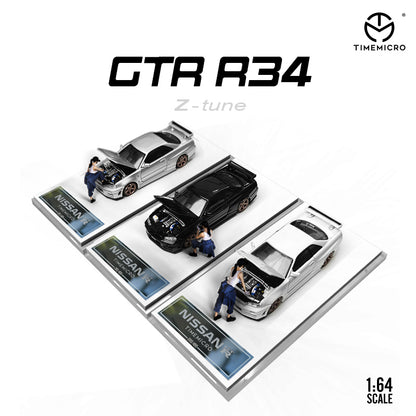 MoreArt Figures mô phỏng sửa xe 1/64