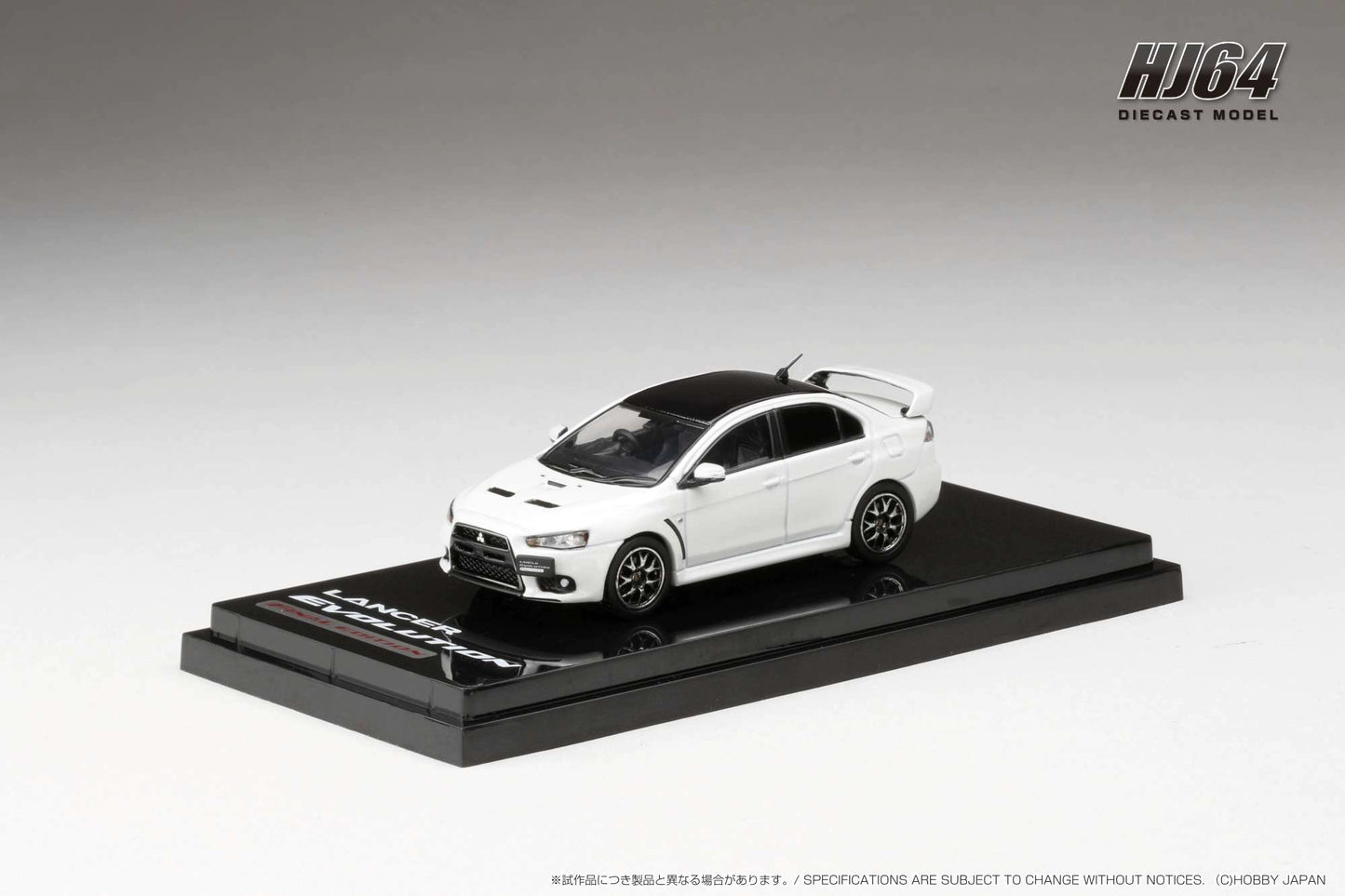 Mô hình xe Hobby Japan 1/64 Mitsubishi Evo10th generation with engine LANCER