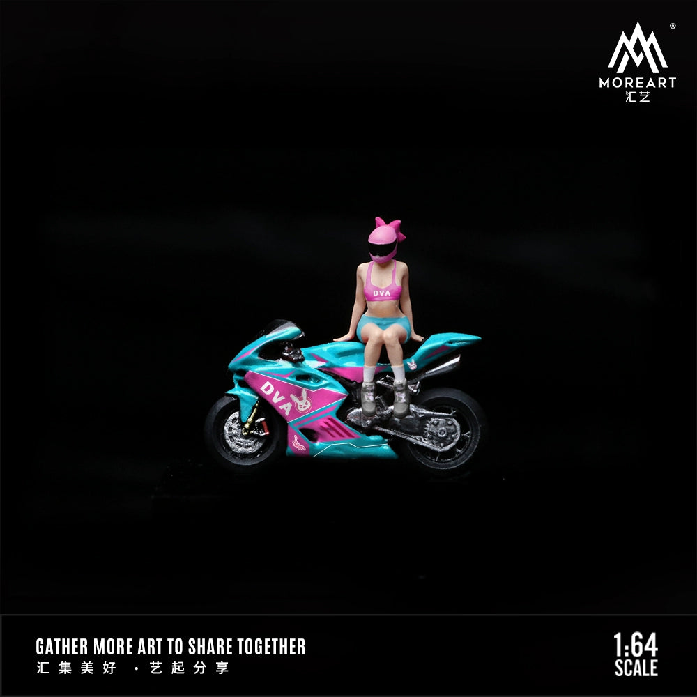 MoreArt Combo người đẹp anime và xe phân khối lớn 1/64