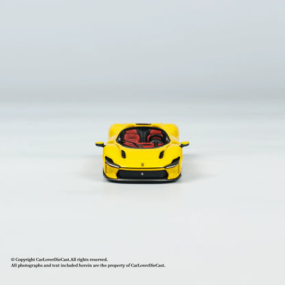 Mô hình xe BBR 1:64 Ferrari Daytona SP3 Giallo Modena