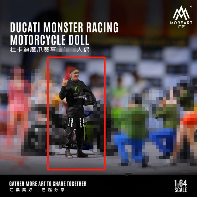 MoreArt Figures mô phỏng sửa xe 1/64