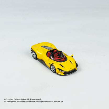 Mô hình xe BBR 1:64 Ferrari Daytona SP3 Giallo Modena