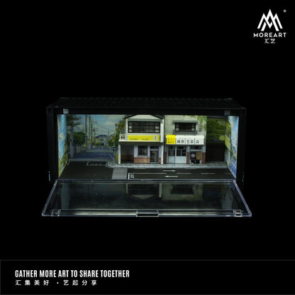 TimeBox x MoreArt Intitial D container bãi đỗ xe 1/64