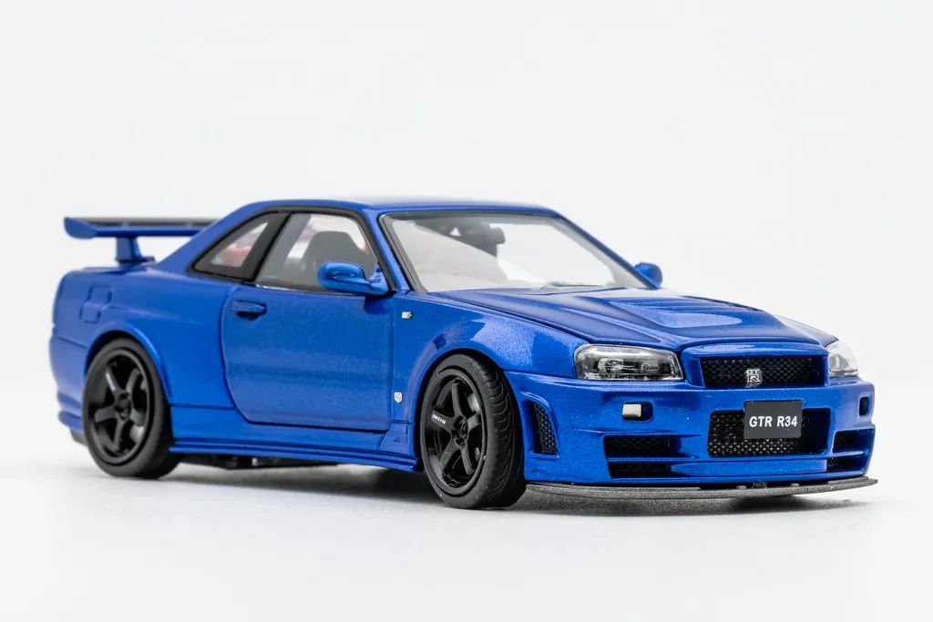 Mô hình xe PGM & One Model 1:43 Nissan Skyline Z-Tune in Metallic Blue Ordinary Version / PGM-430101A