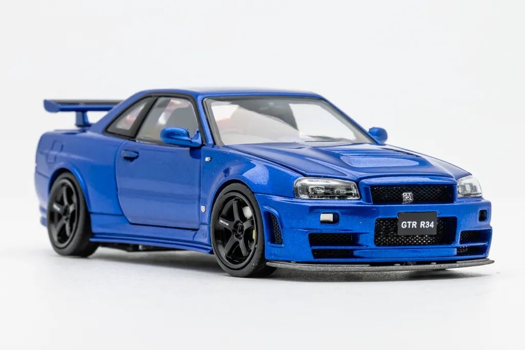 Mô hình xe PGM & One Model 1:43 Nissan Skyline Z-Tune in Metallic Blue Luxury Version / PGM-430101B