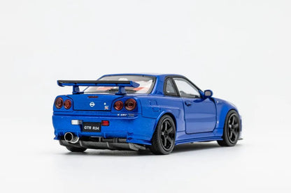 Mô hình xe PGM & One Model 1:43 Nissan Skyline Z-Tune in Metallic Blue Luxury Version / PGM-430101B