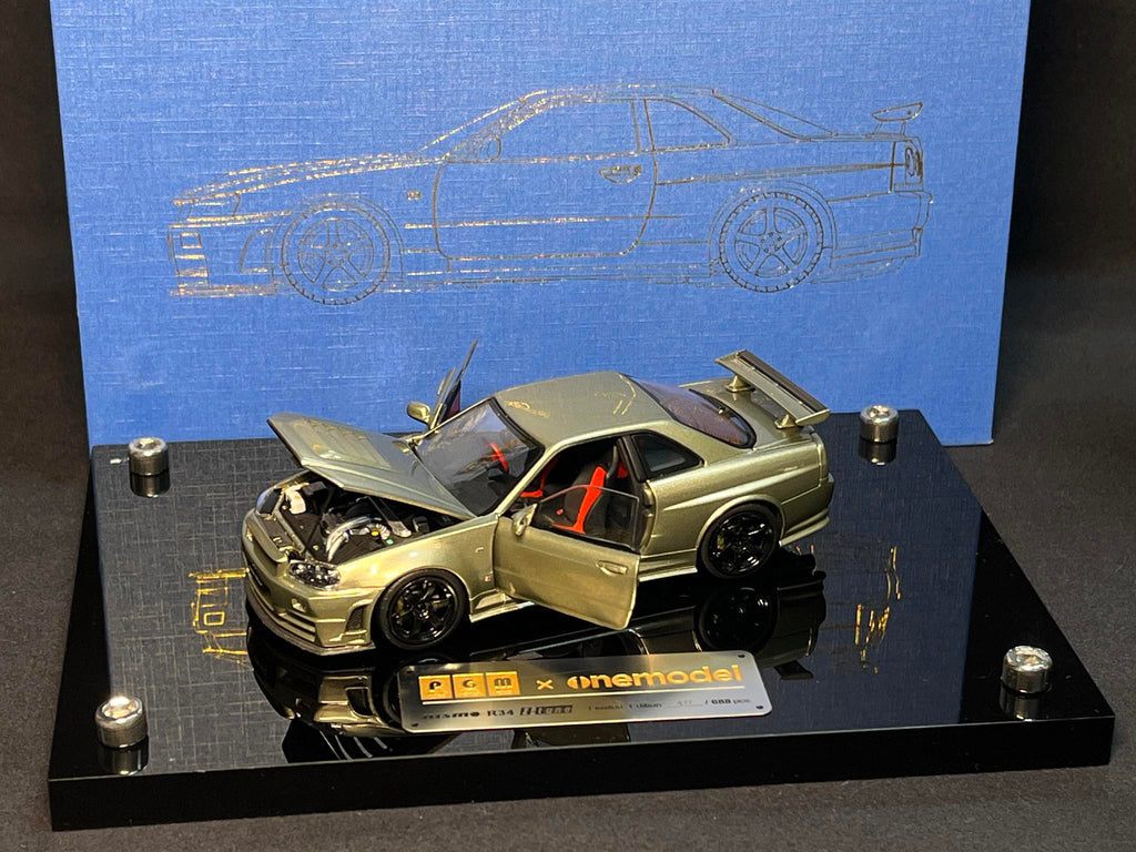 Mô hình xe PGM & One Model 1:43 Nissan Skyline Z-Tune in Millenium Jade Luxury Version / PGM-430103B