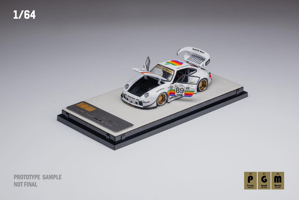 Mô hình xe PGM 1:64 Porsche 993 RWB Apple Regular Version / PGM-640311A