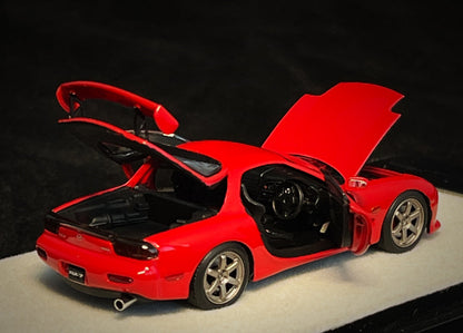 [PRE-ORDER] Mô hình xe PGM 1:64 Mazda RX-7 (FD3S) in Red Standard Square Base Version / PGM-640804A