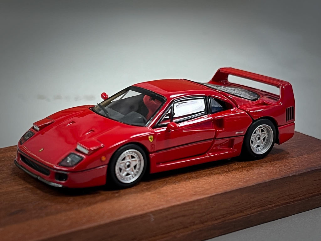 Mô hình xe PGM 1:64 Ferrari F40 Regular Version in Red / PGM-640901A