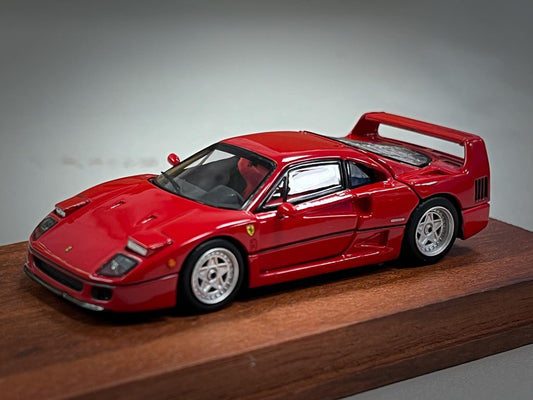 Mô hình xe PGM 1:64 Ferrari F40 Regular Version in Red / PGM-640901A