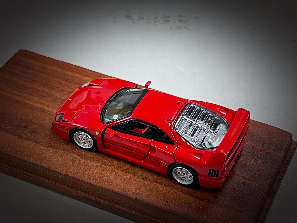 Mô hình xe PGM 1:64 Ferrari F40 Regular Version in Red / PGM-640901A