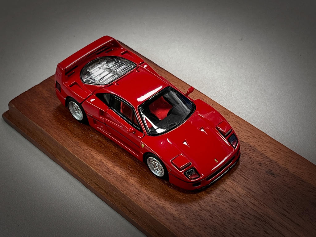 Mô hình xe PGM 1:64 Ferrari F40 Regular Version in Red / PGM-640901A